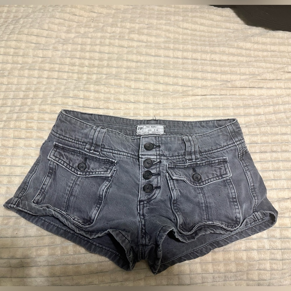 Free people denim shorts 25
